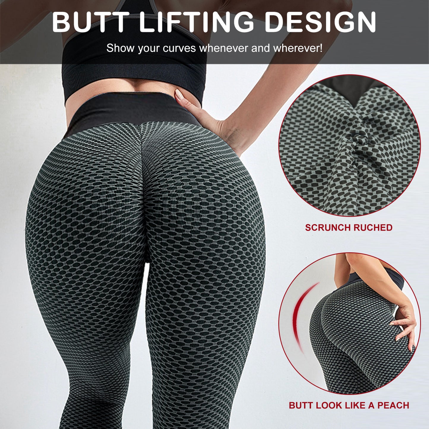 TIK Tok Leggings Mulheres de Levantamento de Bumbum Calças de Treino Esportes Plus Size Calças De Cintura Alta Yoga Pequeno Amazon Banido