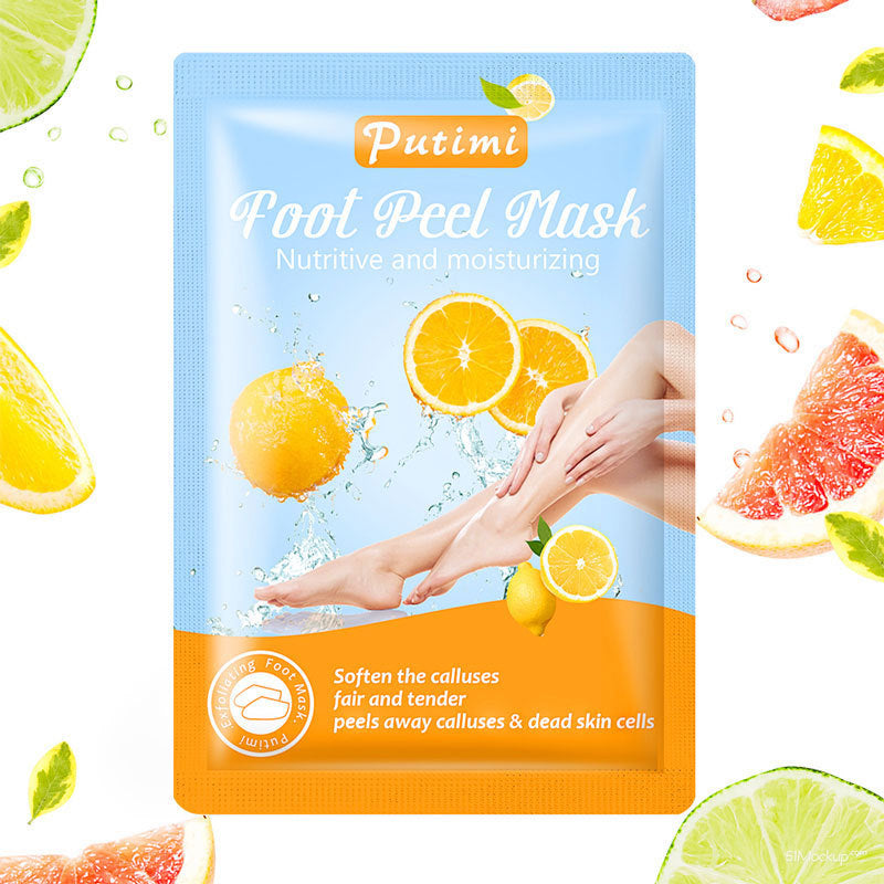 2024 New Exfoliating Foot Mask Foot SPA Pedicure Socks Removing Dead Skin Whitening Heels Feet Peeling Anti Cracked Foot Skin Care