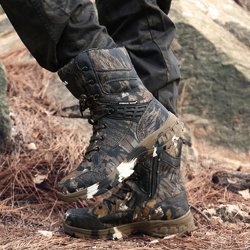 Botas De Desgaste Resistentes Al Trabajo Para Hombre Militares Impermeáveis Duras