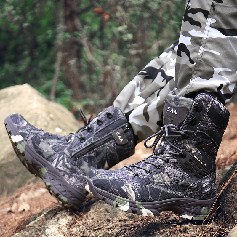 Botas De Desgaste Resistentes Al Trabajo Para Hombre Militares Impermeáveis Duras