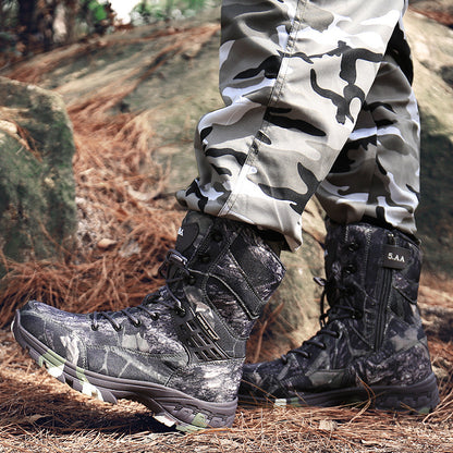 Botas De Desgaste Resistentes Al Trabajo Para Hombre Militares Impermeáveis Duras