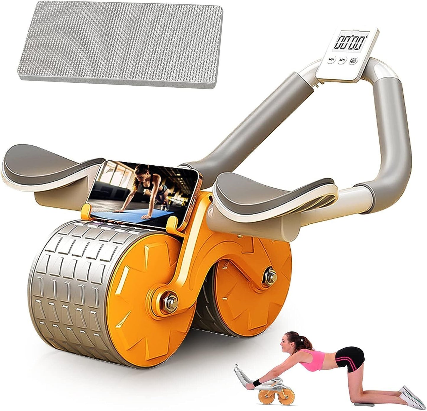 Roda Abdominal Para Exercícios Treino Cotovelo Roller Lombar