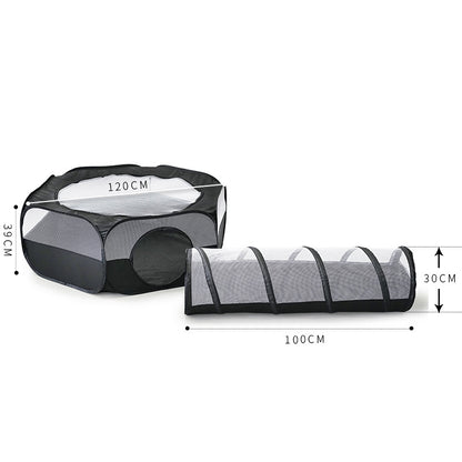 Pet Cat Removable Foldable Comfortable Touch Multifunctional Not Taking Up Space Cat Tunnel Not Stained With Hair Cat Supplies